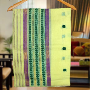 Handcrafted Silk Cotton Sador Mekhela with unstitched Blouse piece