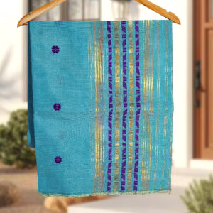 Handcrafted Silk Cotton Sador Mekhela with unstitched Blouse piece