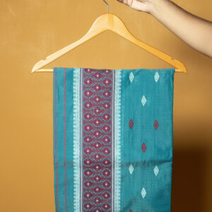 Handcrafted Nunee Cotton Sador Mekhela with unstitched Blouse piece