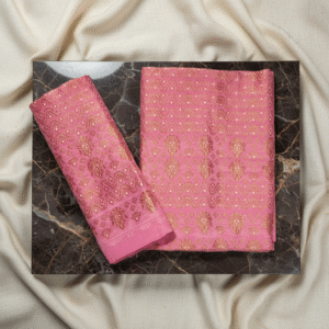 AC Cotton mekhela sador with unstitched Blouse piece