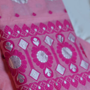 Toss silk mekhela sador with unstitched blouse