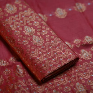 AC Cotton mekhela sador with unstitched Blouse piece