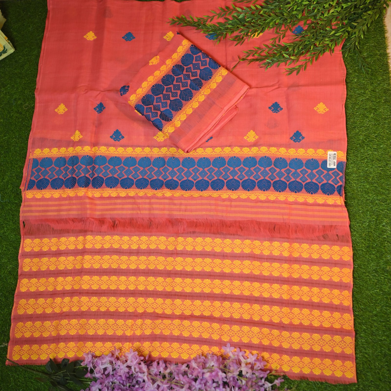 Nunee Cotton Sadar Mekhela (Handmade) - Image 3