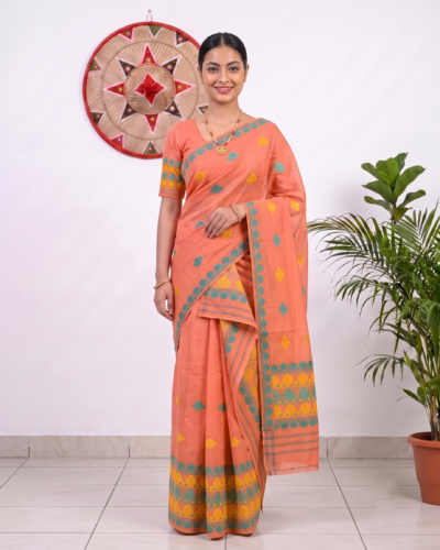 Nunee Cotton Sadar Mekhela (Handmade)